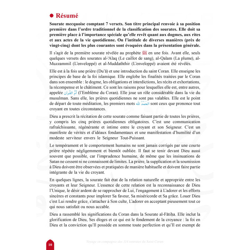 Voyage en compagnie des 114 sourates du Coran - Farid Ouyalize