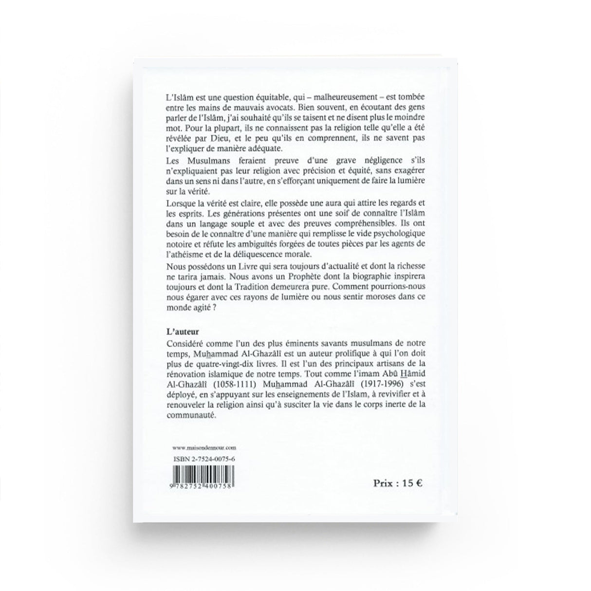 Ceci est notre religion – Muhammad Al‑Ghazali Maison d’Ennour 1ns2s0-7q.myshopify.com Maison d’Ennour