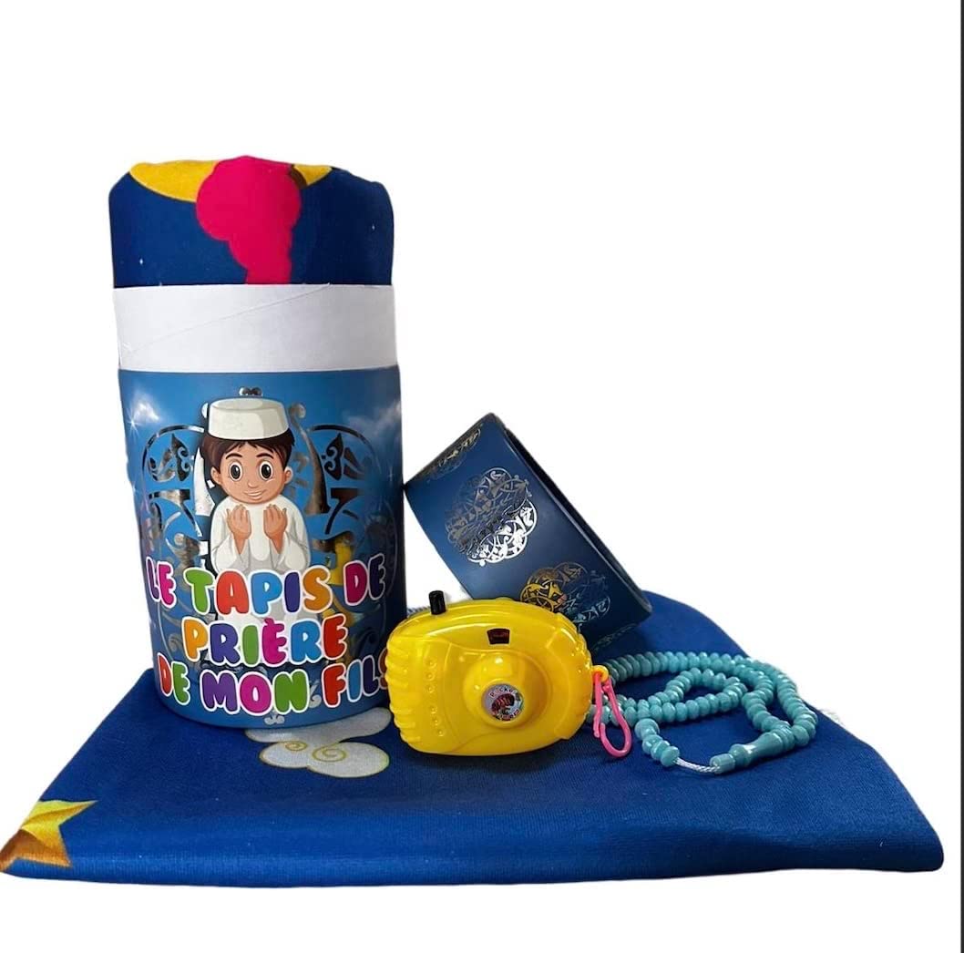 Coffret de prière enfant 4en1 - Garçon dès 3 ans (Anglais) Islema Sélection