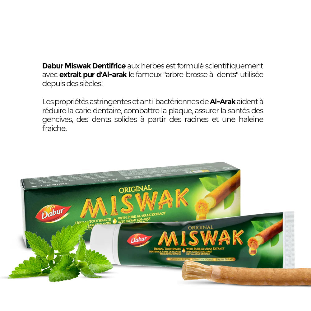 Dabur - Dentifrice Miswak 50g + 25g GRATUIT (75g) Laboratoire Dabur 1ns2s0-7q.myshopify.com Laboratoire Dabur