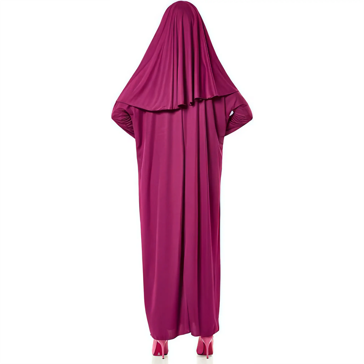 Robe de prière avec zip - Zehranaz (Noir) Zehranaz Namaz Elbisesi