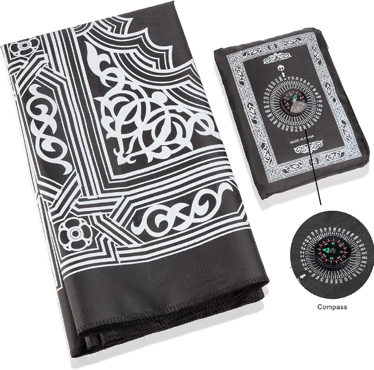 Tapis de Prière Portable avec Boussole - Islema.fr 1ns2s0-7q.myshopify.com Islema Sélection