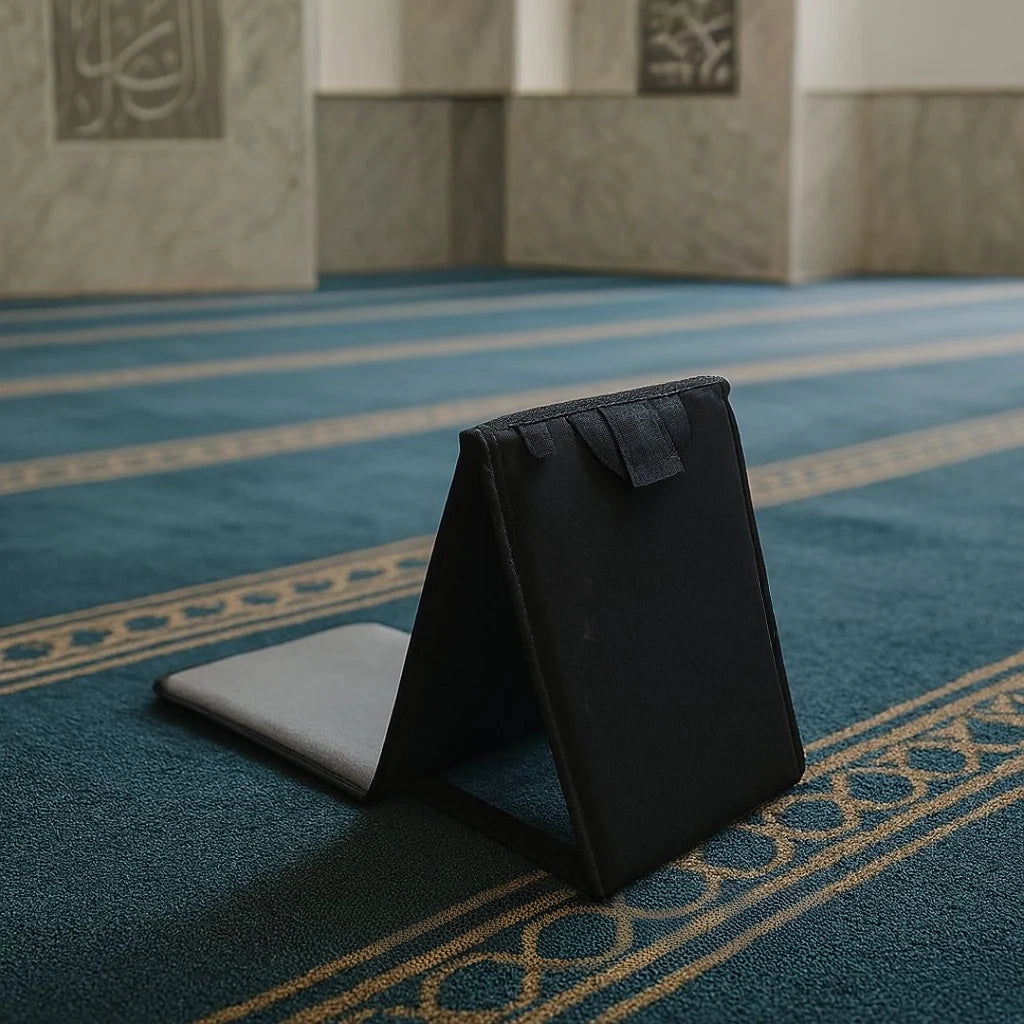 Tapis de prière avec dossier compact (Nouvelle version