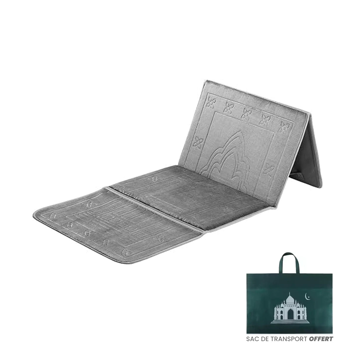 Tapis de prière avec dossier - Confort Premium