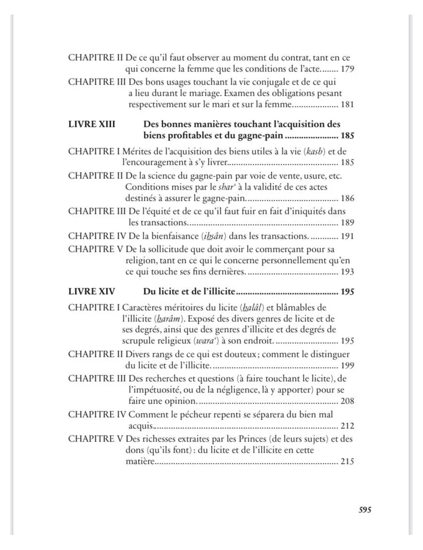 Vivification des sciences de la foi (Abrégé) - Al-Ghazali (Éditions Héritage)