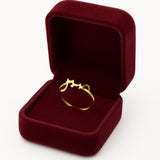 Bague ajustable  - Sabr Patience (صبر) - Acier inoxydable Islema Sélection