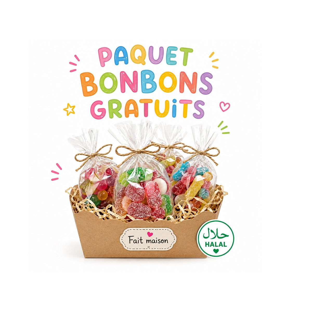 Paquet de Bonbon halal (50g)