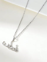 Collier Palestine - En Calligraphie Arabe  (فلسطين) - Acier inoxydable Islema.fr