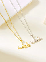 Collier Palestine - En Calligraphie Arabe  (فلسطين) - Acier inoxydable Islema.fr
