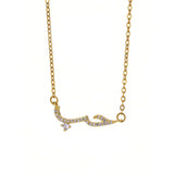 Collier calligraphie Arabe Al-Hubb (حب) - Acier inoxydable Islema Sélection