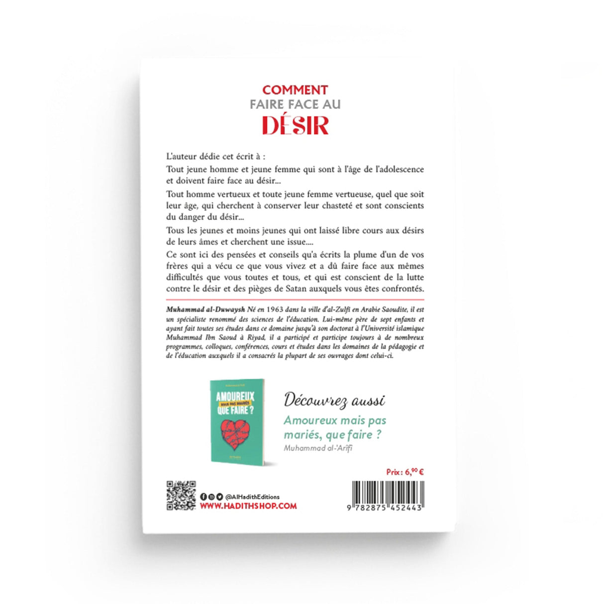 Comment faire face au désir – Muhammad al‑Duwaysh Al-Hadîth