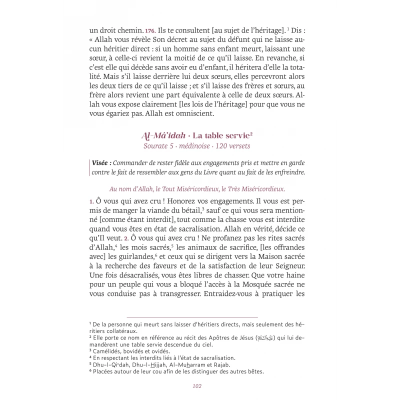 Coran en Français Expliqué & Annoté - Éditions Al Imam (Rose)