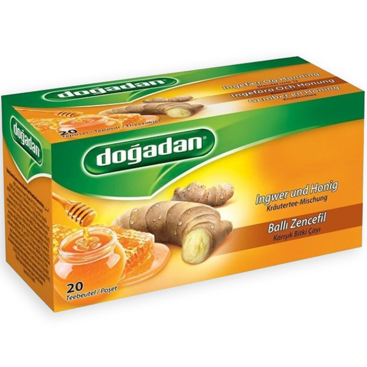 Dogadan Herbal - Miel‑Gingembre | 20 sachets Doğadan