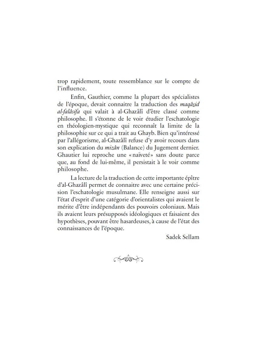 La Perle Précieuse - Traité d'Eschatologie - Imam Al-Ghazali