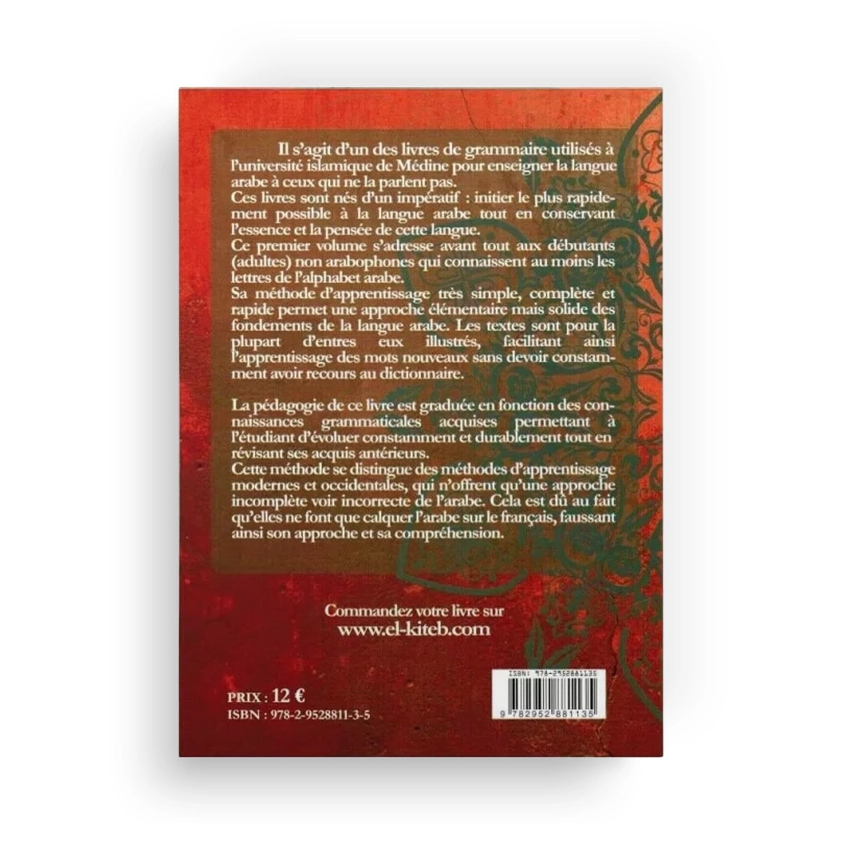 Méthode de Médine - Tome 1 - Apprentissage de la langue arabe - El-Kiteb
