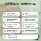 Dabur - Dentifrice Miswak  50g + 25g GRATUIT (75g) Laboratoire Dabur 1ns2s0-7q.myshopify.com Laboratoire Dabur