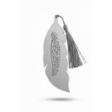 Marque-page Plume Basmala - Doré et Argenté