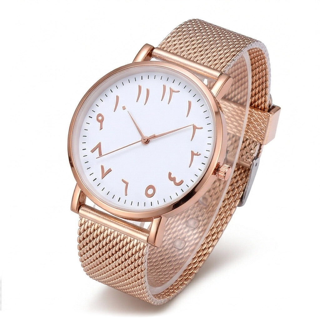 Montre Femme Élégants à Chiffres Arabes