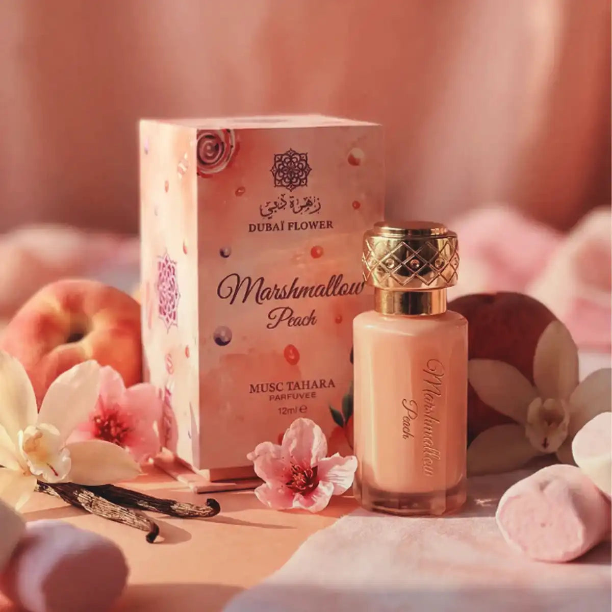 Musc Intime Tahara Marshmallow Peach – Dubai Flowers (12 ml)