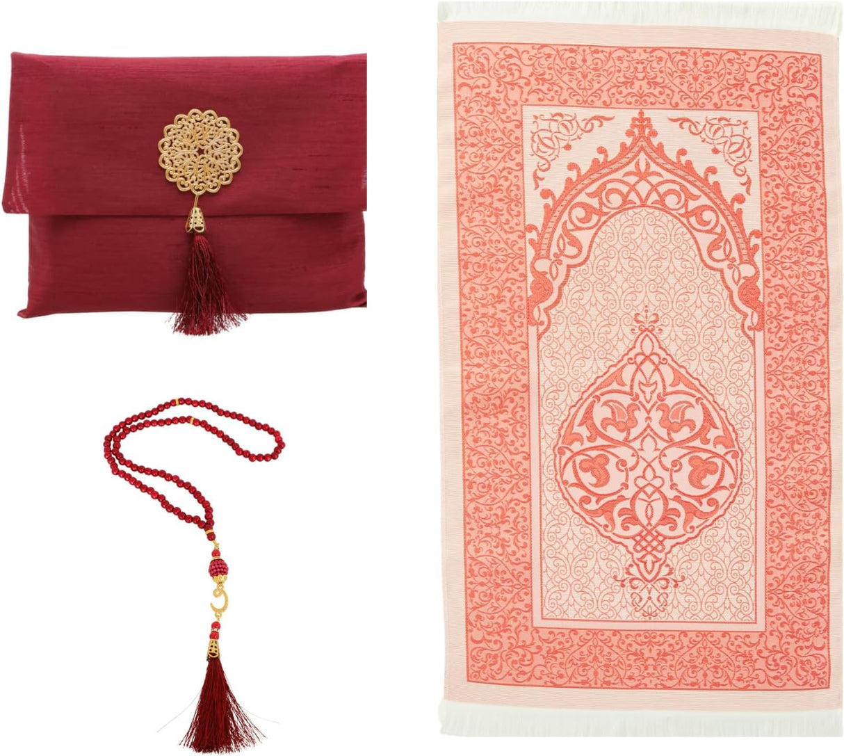 Pochette de prière - Tapis + Tasbih + Juzz amma (Arabe) Islema Sélection
