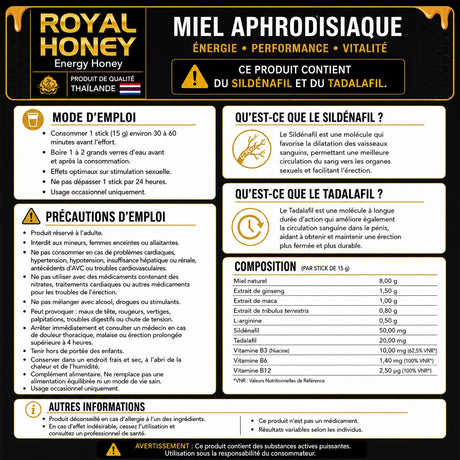 Miel Aphrodisiaque Royal Honey