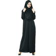 Robe de prière avec zip – Zehranaz (Noir) Zehranaz Namaz Elbisesi