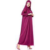 Robe de prière avec zip – Zehranaz (Noir) Zehranaz Namaz Elbisesi
