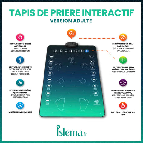 Sajadah - Tapis de prière intelligent interactif pour adultes Sajadah 1ns2s0-7q.myshopify.com Sajadah