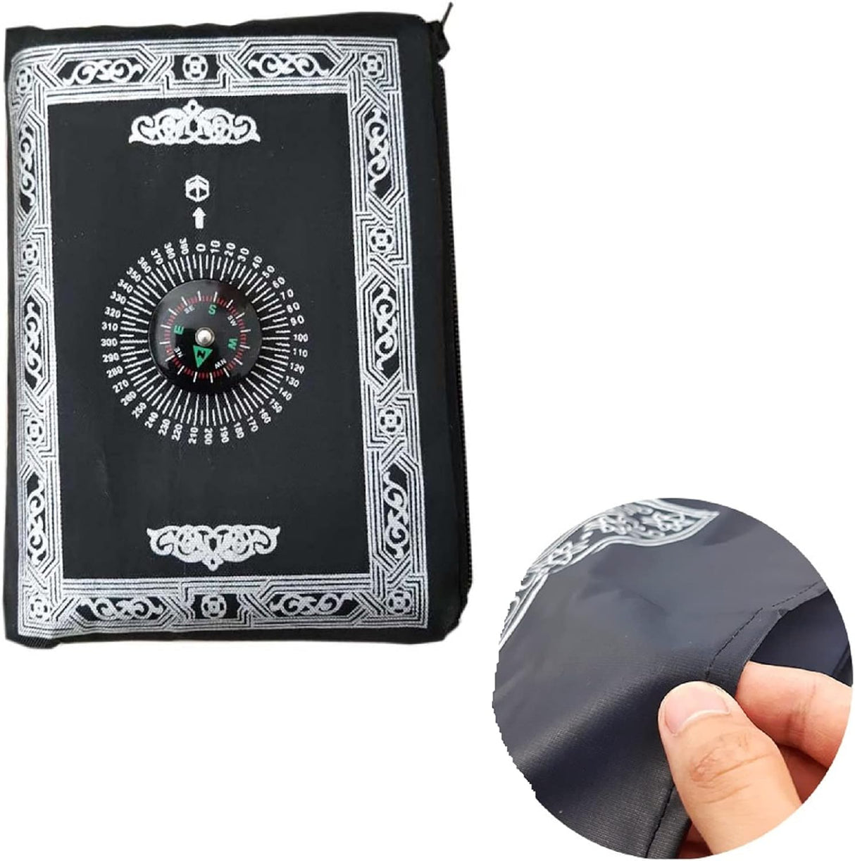 Tapis de Prière Portable avec Boussole - Islema.fr 1ns2s0-7q.myshopify.com Islema Sélection