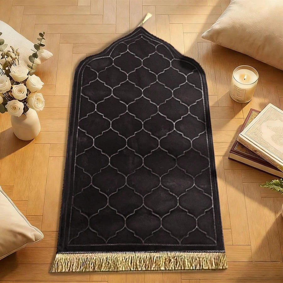 Tapis de prière épais - Dôme Spirituel au design coupole