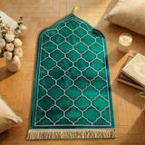 Tapis de prière épais - Dôme Spirituel au design coupole