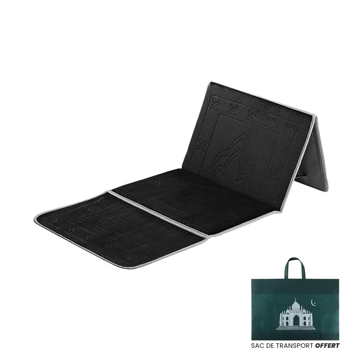 Tapis de prière avec dossier - Confort Premium