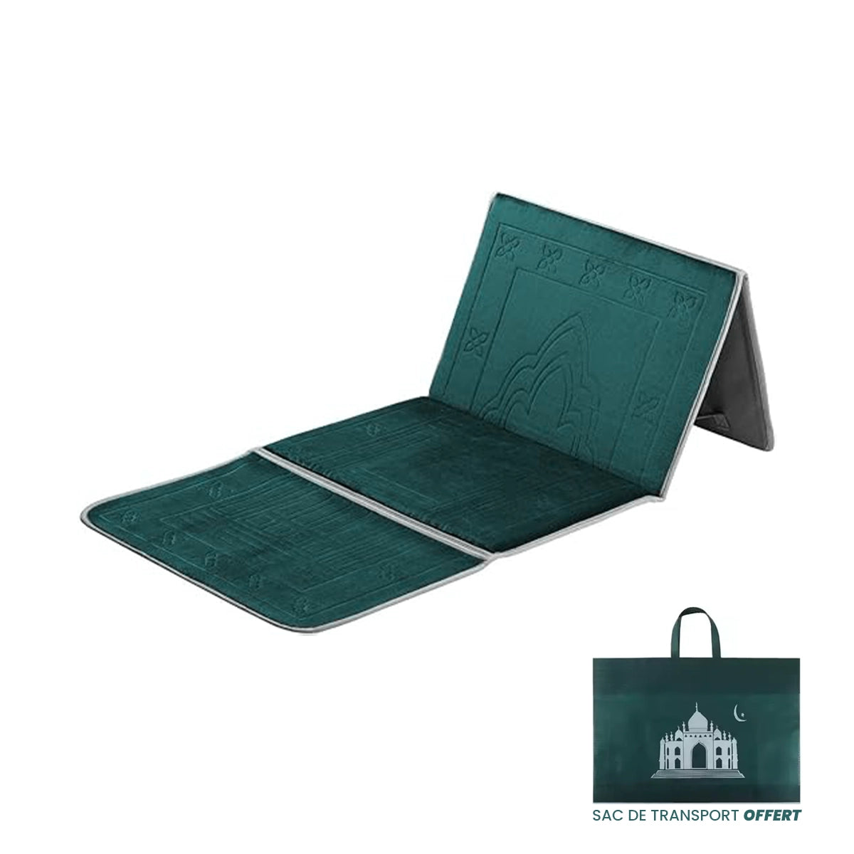 Tapis de prière avec dossier - Confort Premium