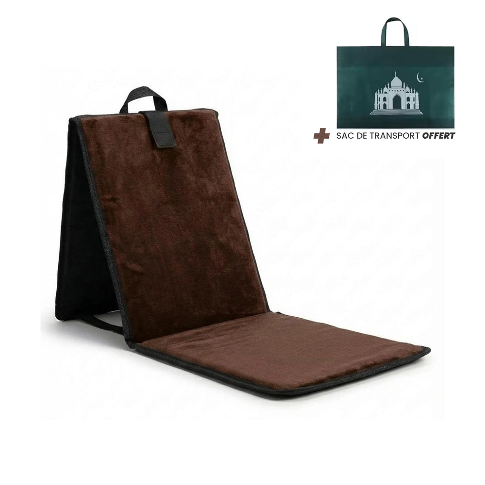 Tapis de prière avec dossier compact (Nouvelle version