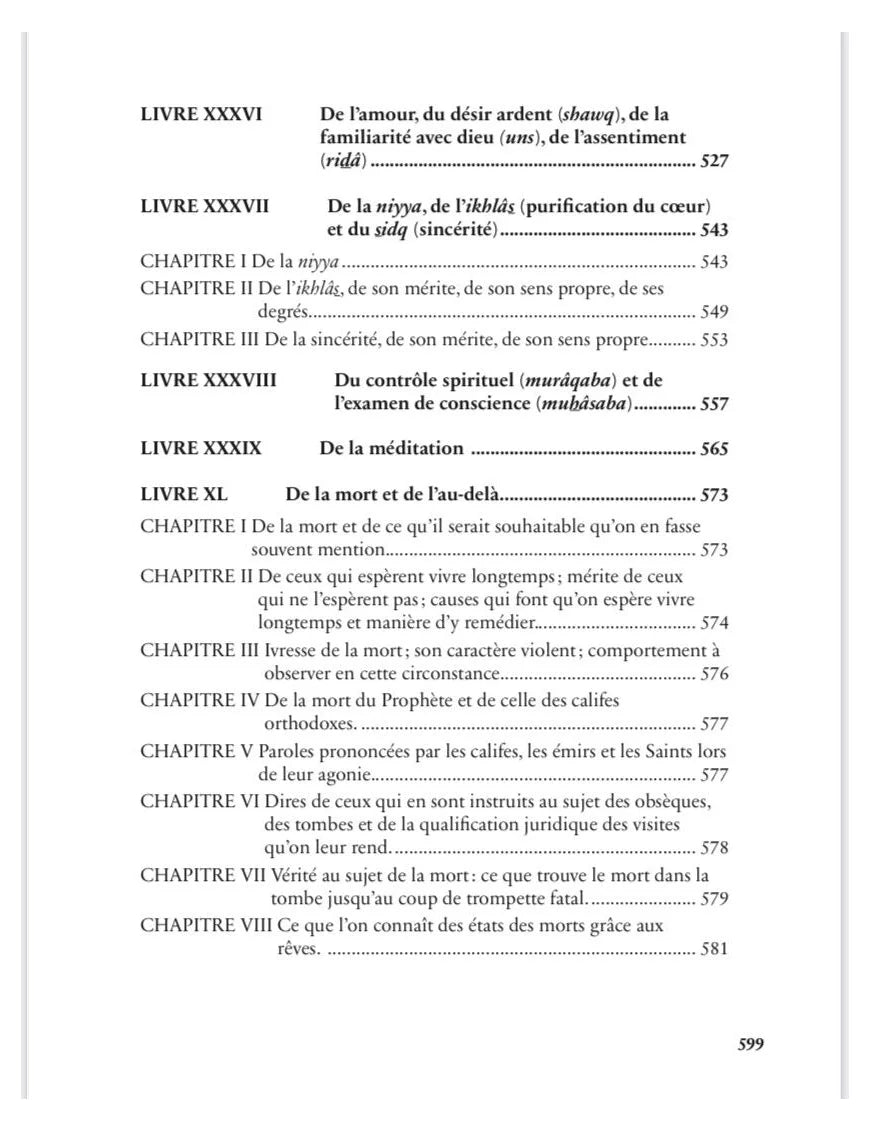 Vivification des sciences de la foi (Abrégé) - Al-Ghazali (Éditions Héritage)